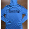 Unisex BLUE Sun Shirt Long Sleeve Hoodie