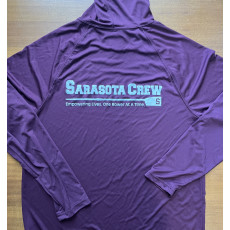 Unisex MAROON Sunshirt Longsleeve Hoodie 